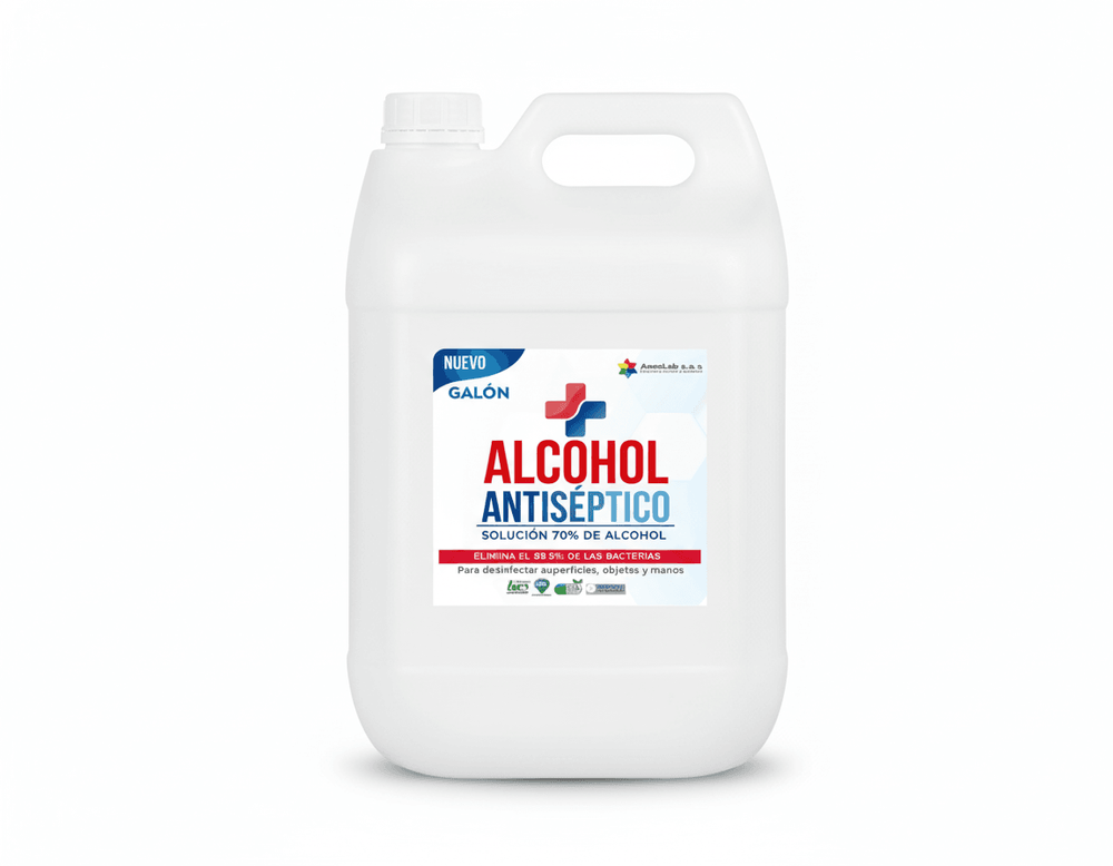 ALCOHOL ANTISÉPTICO - Desinfección Profesional de Manos y Superficies Alcohol Antiséptico 5 Galones