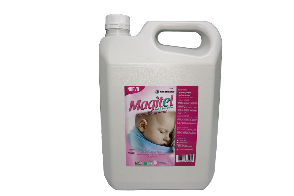 Magitel Baby Sensity - Suavizante concentrado para ropa Magitel Baby Sensity 4 Litros