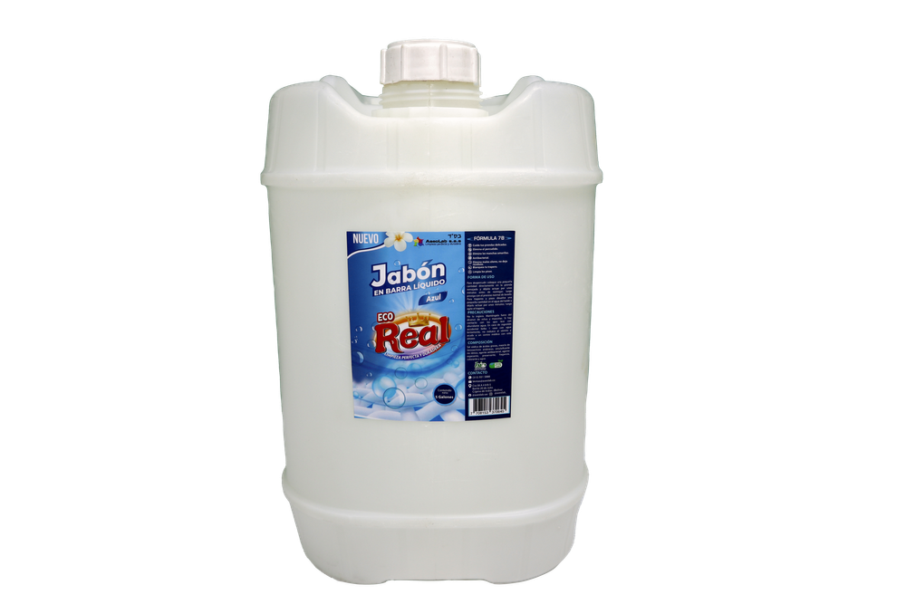 ECO REAL AZUL - Jabón Líquido Multiusos Eco Real Azul 5 Galones