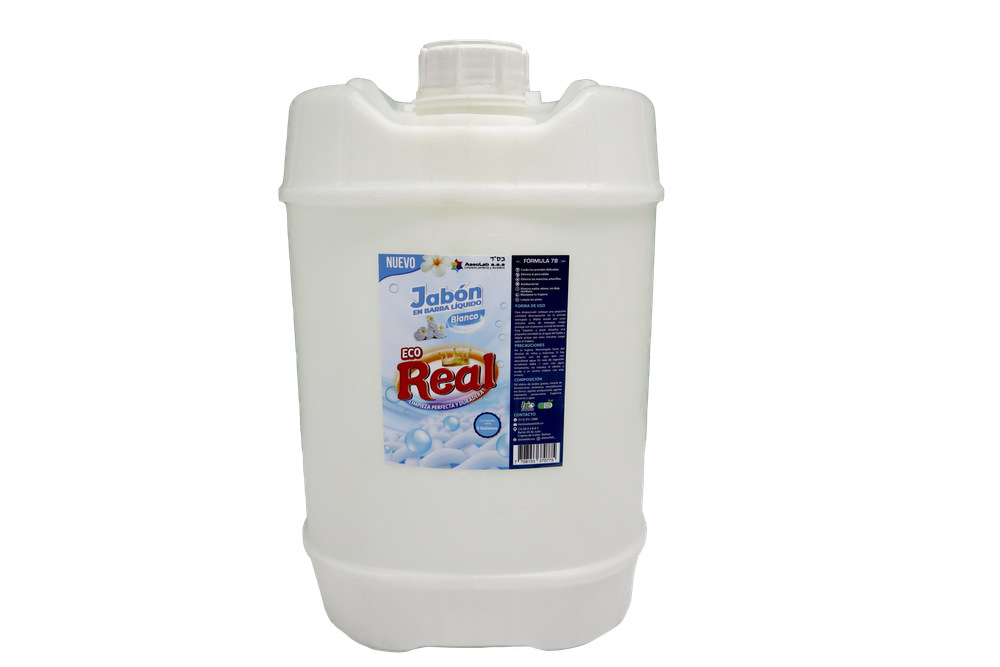 ECO REAL BLANCO - Jabón Líquido para Ropa Blanca Eco Real Blanco 5 Galones