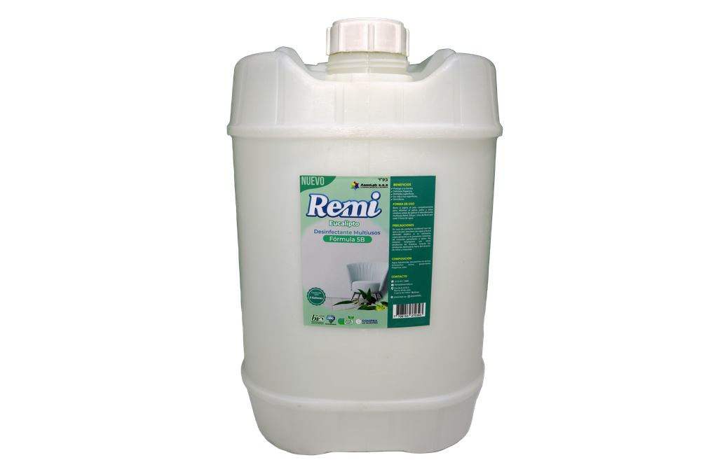 REMI EUCALIPTO - Limpiador Multiusos con Fragancia Refrescante Remi Eucalipto 5 Galones