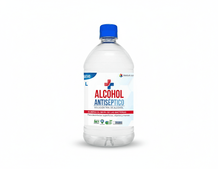 ALCOHOL ANTISÉPTICO - Desinfección Profesional de Manos y Superficies Alcohol Antiséptico 1 Litro
