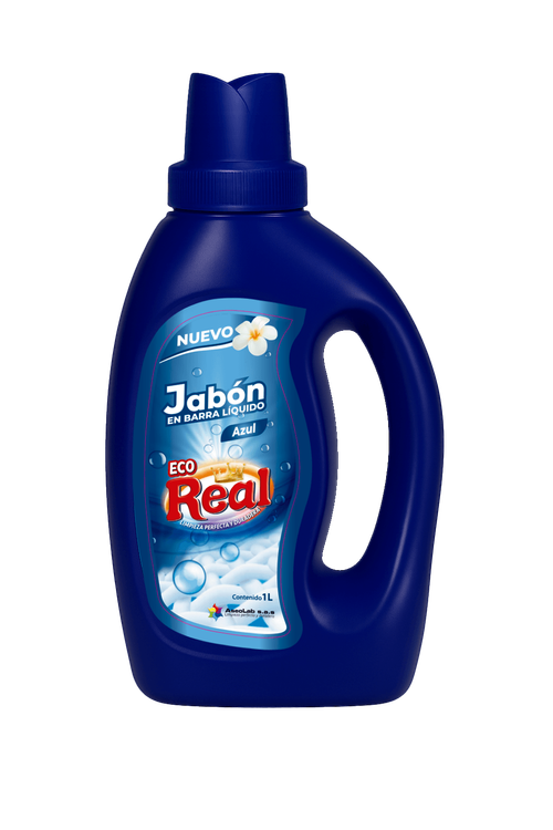 ECO REAL AZUL - Jabón Líquido Multiusos Eco Real Azul 1 Litro