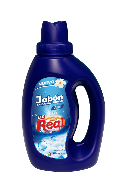 Jabón en Barra Líquido Real Azul 1 Litro