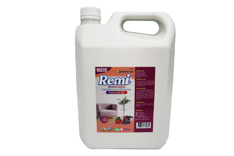 REMI FRUTOS ROJOS - Limpiador Multiusos con Fragancia Dulce Remi Frutos Rojos 1 Litro