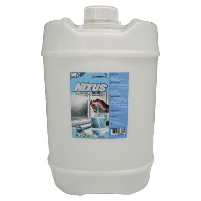 Limpiador de Vidrios y Superficies Nixus Spray 5 galones