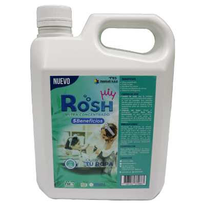 Detergente Líquido Suavizante Rosh Ultra para Ropa 1/2 Galón