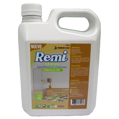 Limpiador Desinfectante Remi Citronela 1/2 Galón