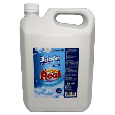 Jabón en Barra Líquido Real Azul 1 Galón