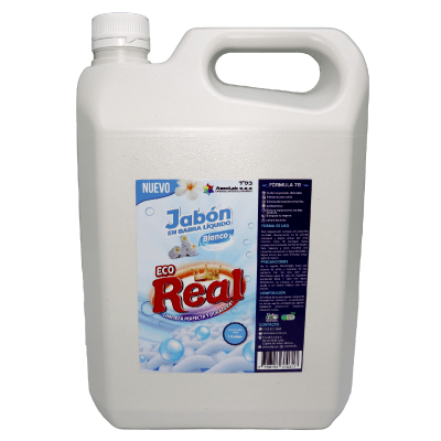 Jabón en Barra Líquido Real Blanco 1 Galón