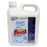 Jabón en Barra Líquido Real Blanco 1/2 Galón